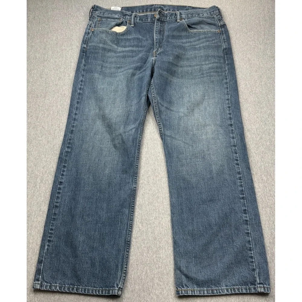 Levis Jeans Mens Sz 38x30 569 Loose Fit Straight Leg Denim Pants Baggy Whiskered